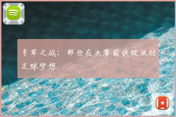 季军之战：那些在决赛前夜绽放的足球梦想